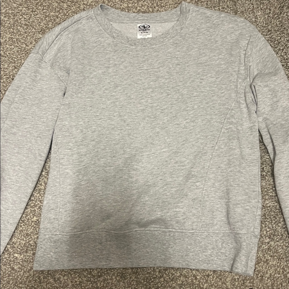 Champion Light Gray Crewneck Sweatshirt